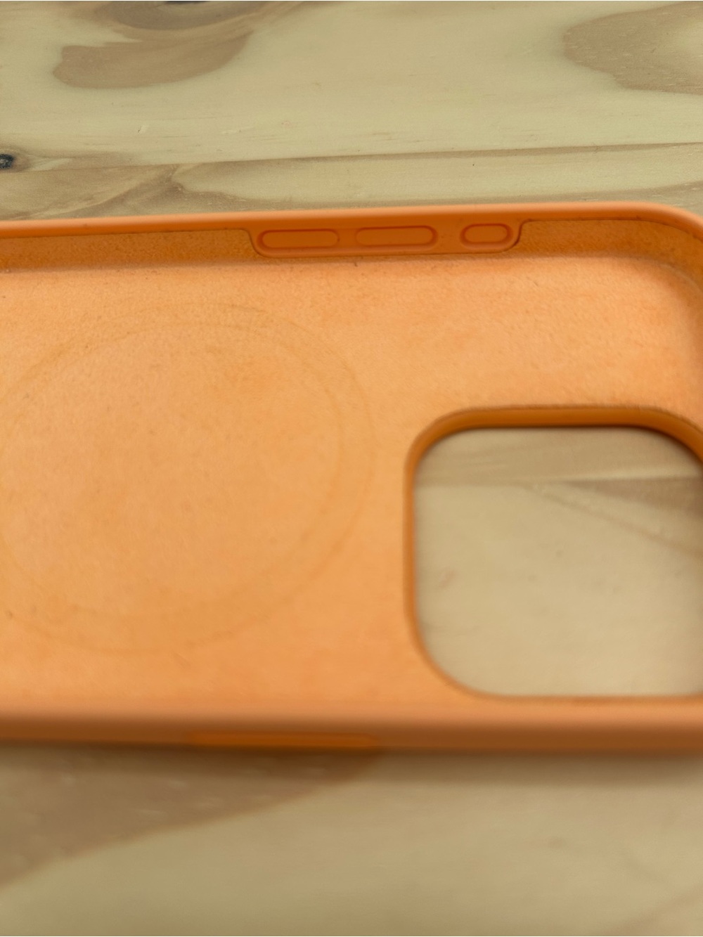 Apple Silicone MagSafe Case for iPhone 15 Pro Orange Sorbet - Picture 6 of 8